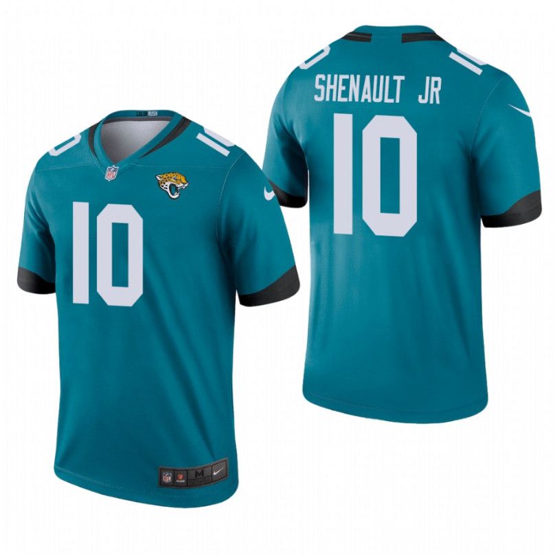 Men Jacksonville Jaguars #10 Laviska Shenault Jr Nike Green Color Rush Legend NFL Jersey->jacksonville jaguars->NFL Jersey